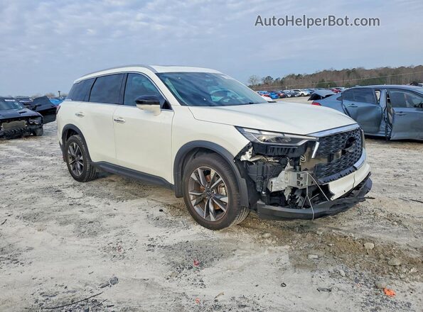 5N1DL1FR8PC354034 2023 INFINITI QX60 White წინა მარჯვენა