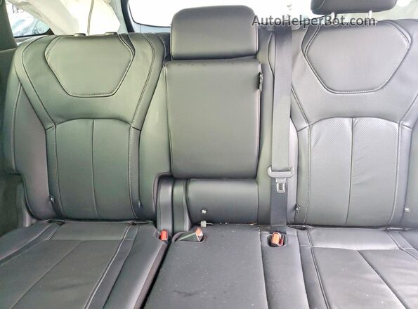 5N1DL1FR8PC354034 2023 INFINITI QX60 White უკანა სავარძლების ხედი