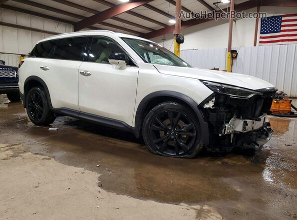 5N1DL1FS6NC330556 2022 INFINITI QX60 Белый Передняя правая четверть