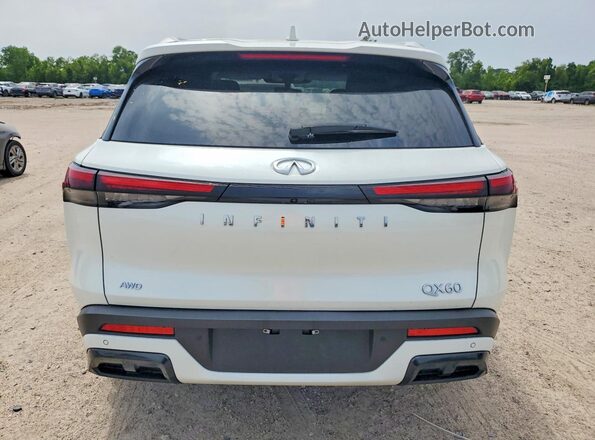 5N1DL1FS7RC352281 2024 INFINITI QX60 White Հետևի տեսք