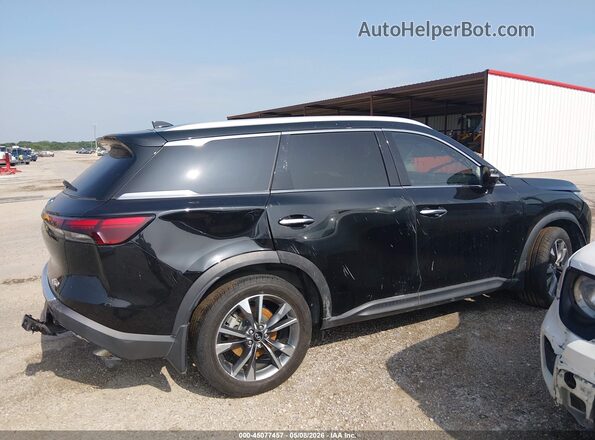 5N1DL1FS8PC349340 2023 INFINITI QX60 Black უკანა სალონის ხედი
