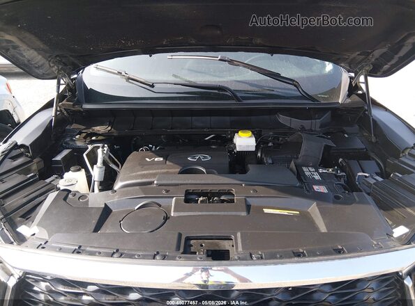 5N1DL1FS8PC349340 2023 INFINITI QX60 Black უკანა ხედი
