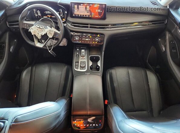 5N1DL1GR8PC331996 2023 INFINITI QX60 Gray Widok deski rozdzielczej