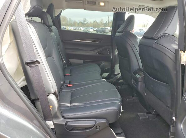 5N1DL1GS3PC369588 2023 INFINITI QX60 Gray უკანა სავარძლების ხედი