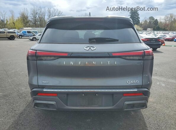 5N1DL1GS3PC369588 2023 INFINITI QX60 Gray უკანა ხედი