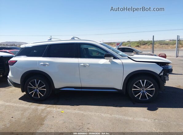 5N1DL1GS5RC347434 2024 INFINITI QX60 White Widok wnętrza z tyłu