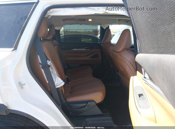 5N1DL1GS5RC347434 2024 INFINITI QX60 White Widok naklejki z numerem VIN