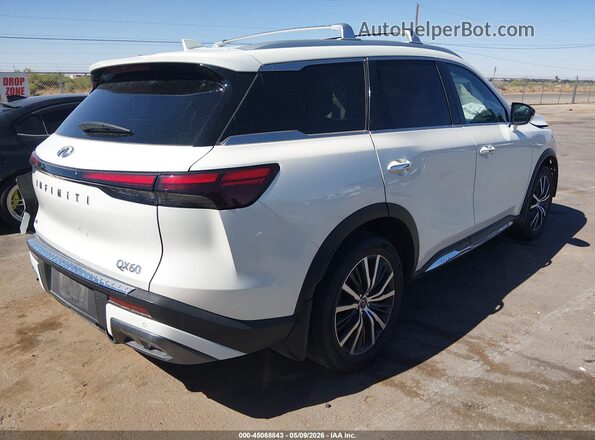 5N1DL1GS5RC347434 2024 INFINITI QX60 White Tył prawy
