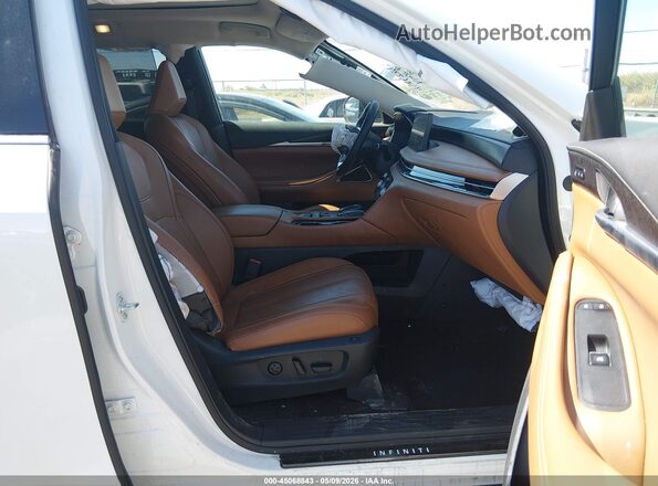5N1DL1GS5RC347434 2024 INFINITI QX60 White Widok wnętrza z przodu