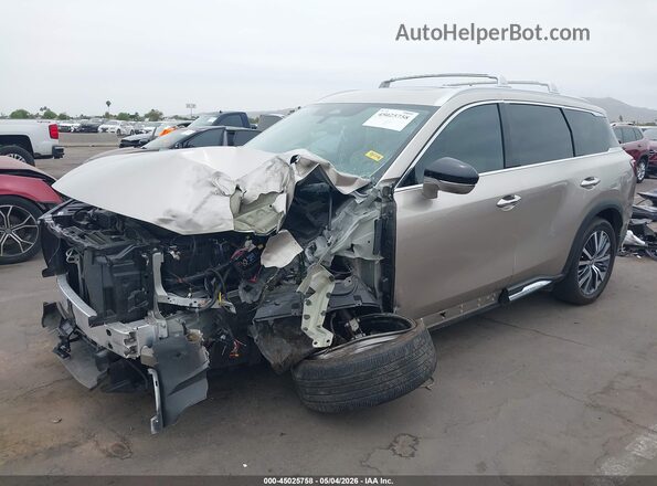 5N1DL1GS9PC359728 2023 INFINITI QX60 Gold Դիմացի տեսք