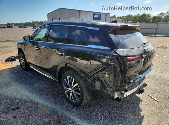 5N1DL1GS9PC369529 2023 INFINITI QX60 Black უკანა მარცხენა