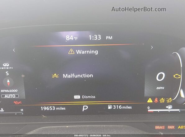 5N1DL1GS9RC356119 2024 INFINITI QX60 Gray 