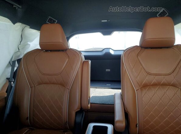 5N1DL1HU2PC365080 2023 INFINITI QX60 Gray Vista de los asientos traseros