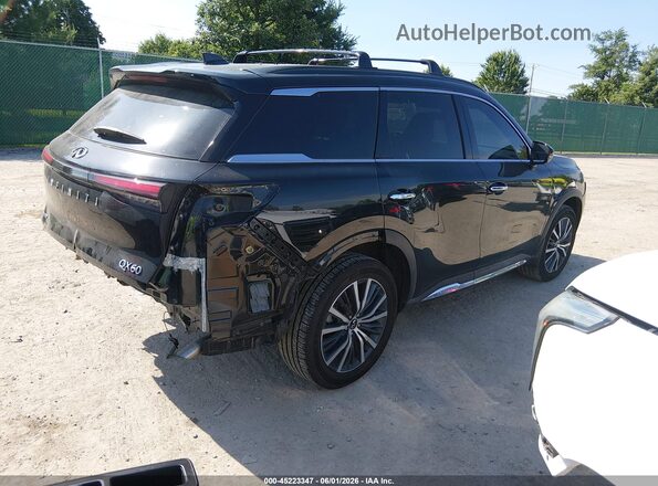 5N1DL1HU6PC357418 2023 INFINITI QX60 Black Rear right