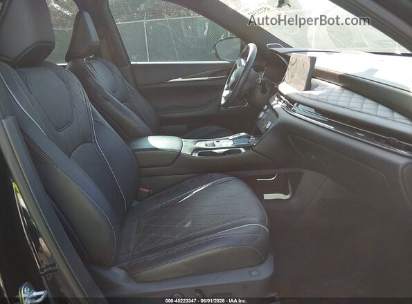 5N1DL1HU6PC357418 2023 INFINITI QX60 Black Front interior view