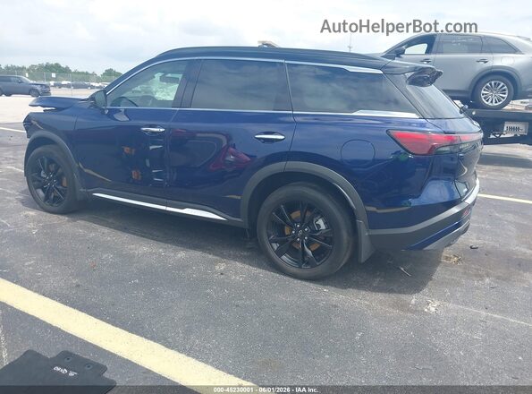 5N1DL1HU8PC376620 2023 INFINITI QX60 Dark Blue Trasero izquierdo