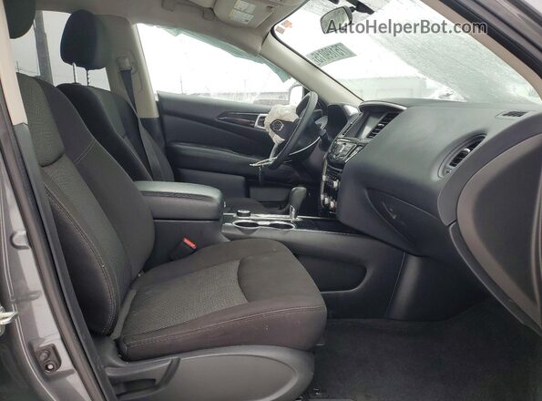 5N1DR2AM0LC640325 2020 NISSAN PATHFINDER Gray Вид салону спереду
