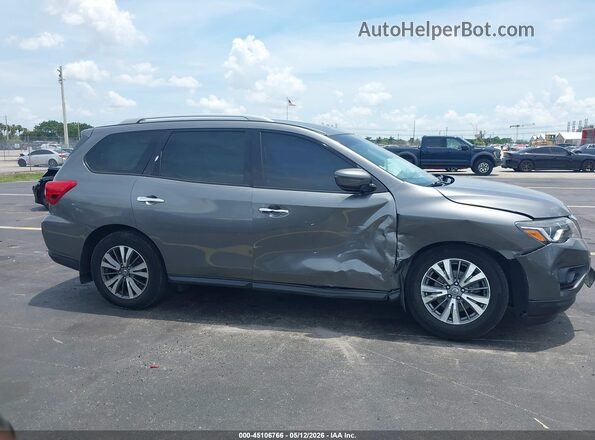 5N1DR2AN2LC631473 2020 NISSAN PATHFINDER Gray Rear interior view