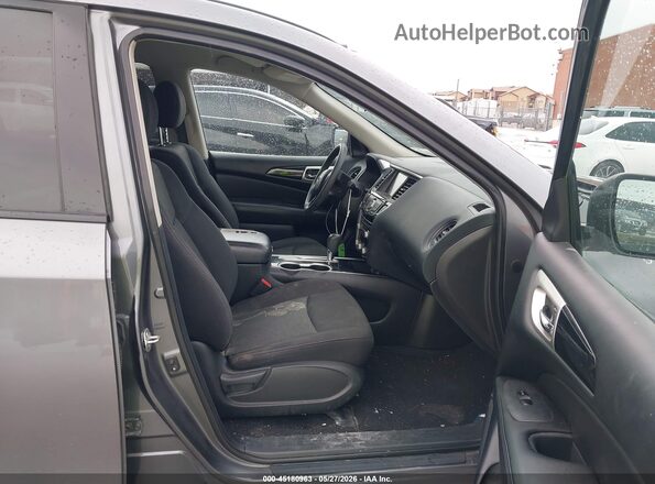 5N1DR2AN7LC646597 2020 NISSAN PATHFINDER Gray წინა სალონის ხედი