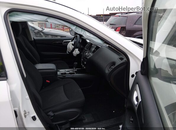 5N1DR2AN8LC597054 2020 NISSAN PATHFINDER White Вид салону спереду