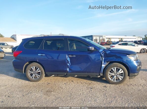 5N1DR2BM0LC584630 2020 NISSAN PATHFINDER Blue Widok wnętrza z tyłu