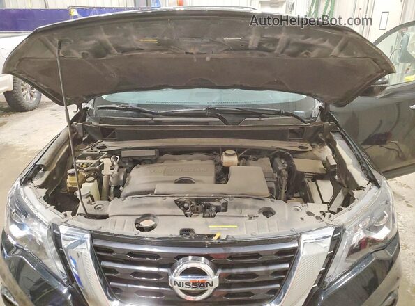 5N1DR2BM3LC619497 2020 NISSAN PATHFINDER Black Engine compartment view