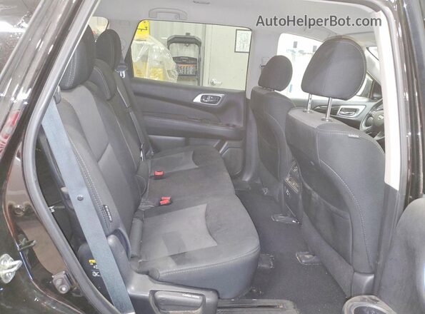 5N1DR2BM3LC619497 2020 NISSAN PATHFINDER Black Rear interior view