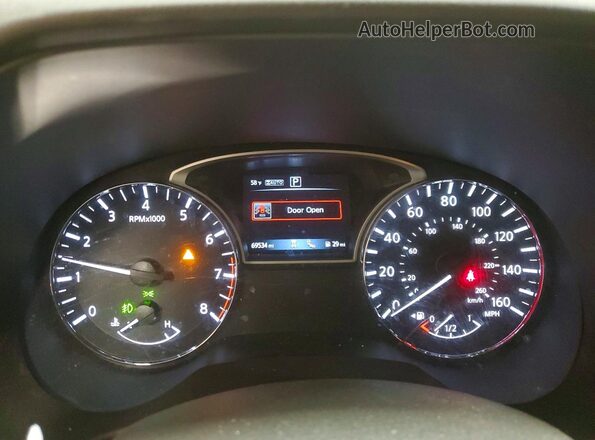 5N1DR2BM3LC619497 2020 NISSAN PATHFINDER Black Instrument cluster view