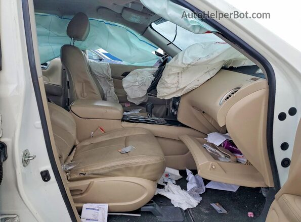 5N1DR2BN0LC639747 2020 NISSAN PATHFINDER White Front interior view