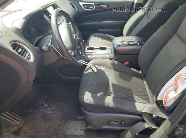 5N1DR2BN8LC602073 2020 NISSAN PATHFINDER Black წინა სალონის ხედი