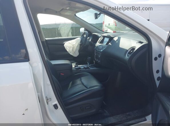 5N1DR2CM3LC628280 2020 NISSAN PATHFINDER White Widok wnętrza z przodu