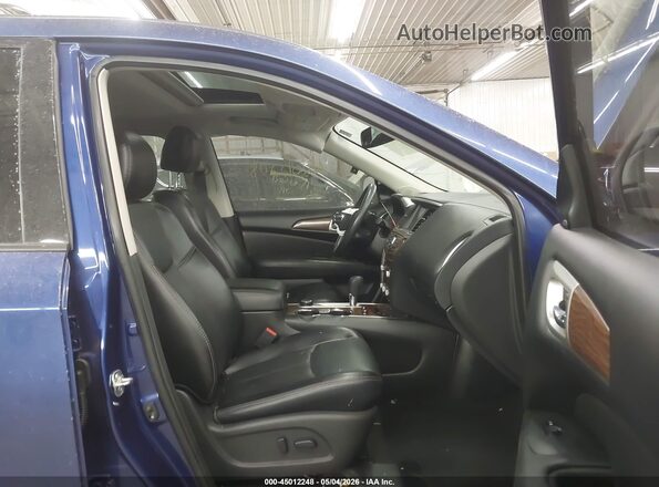 5N1DR2DM5LC592218 2020 NISSAN PATHFINDER Blue Front interior view
