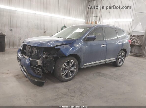 5N1DR2DM5LC592218 2020 NISSAN PATHFINDER Blue Front left