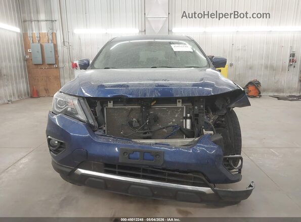 5N1DR2DM5LC592218 2020 NISSAN PATHFINDER Blue Rear interior view