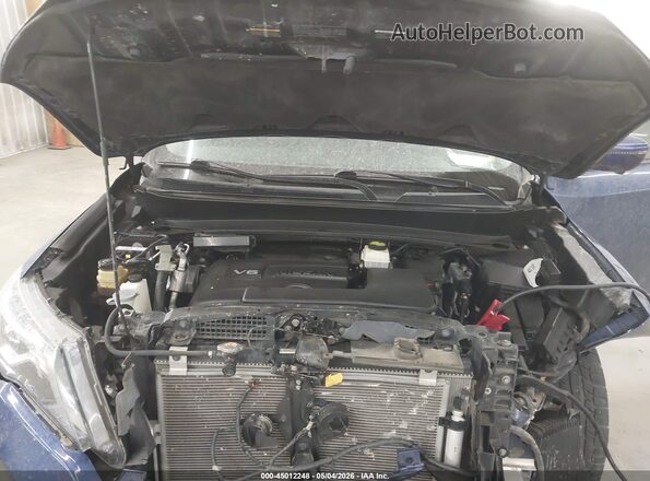 5N1DR2DM5LC592218 2020 NISSAN PATHFINDER Blue Rear view