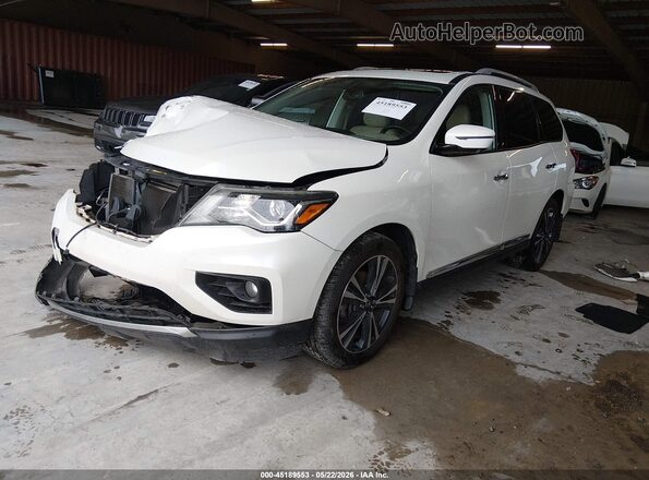 5N1DR2DN9LC616562 2020 NISSAN PATHFINDER White Vista tres cuartos delantera izquierda