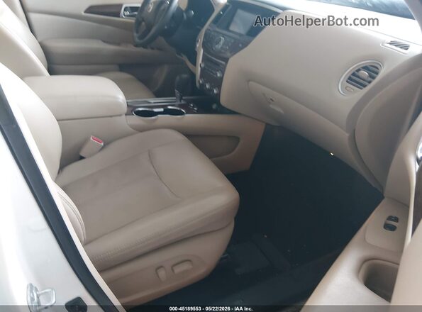5N1DR2DN9LC616562 2020 NISSAN PATHFINDER White Vista interior delantera