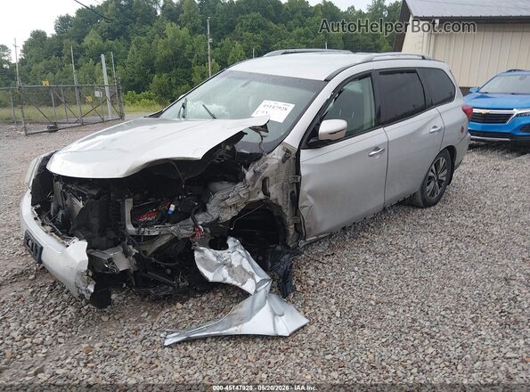 5N1DR2MM0HC623463 2017 NISSAN PATHFINDER Silver Առջևի ձախ երեք քառորդ տեսարան