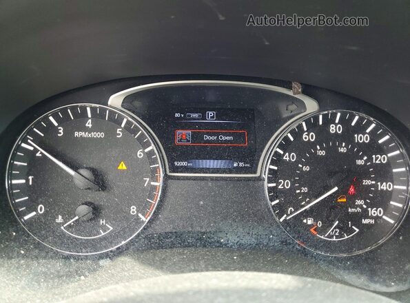 5N1DR2MM0HC902296 2017 NISSAN PATHFINDER Black Instrument cluster view