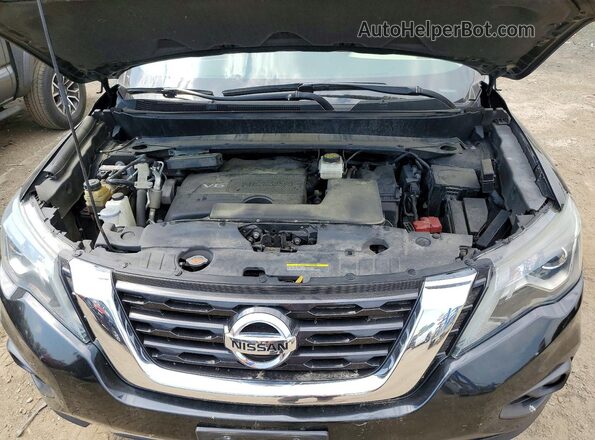 5N1DR2MM0HC902296 2017 NISSAN PATHFINDER Black Engine compartment view