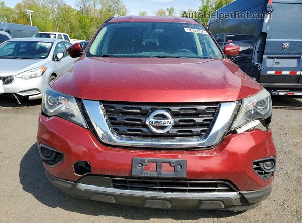 5N1DR2MM0HC906509 2017 NISSAN PATHFINDER Red Front view