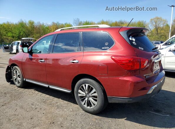 5N1DR2MM0HC906509 2017 NISSAN PATHFINDER Red Rear left