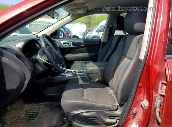 5N1DR2MM0HC906509 2017 NISSAN PATHFINDER Red Front interior view