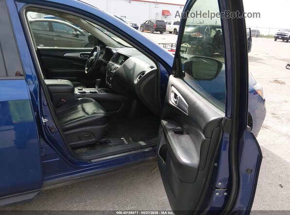 5N1DR2MM0JC603977 2018 NISSAN PATHFINDER Blue წინა სალონის ხედი