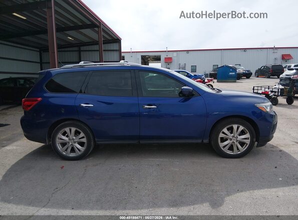 5N1DR2MM0JC603977 2018 NISSAN PATHFINDER Blue უკანა სალონის ხედი