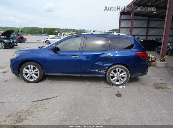 5N1DR2MM0JC603977 2018 NISSAN PATHFINDER Blue სალონის 360-გრადუსიანი ხედი