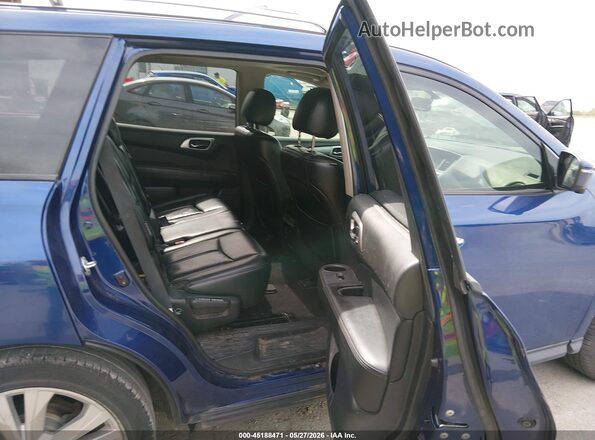 5N1DR2MM0JC603977 2018 NISSAN PATHFINDER Blue VIN კოდის სტიკერის ხედი