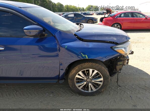 5N1DR2MM0JC605809 2018 NISSAN PATHFINDER Синий 