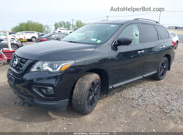 5N1DR2MM0JC627325 2018 NISSAN PATHFINDER Black წინა მარცხენა ხედი სამი მეოთხედიდან