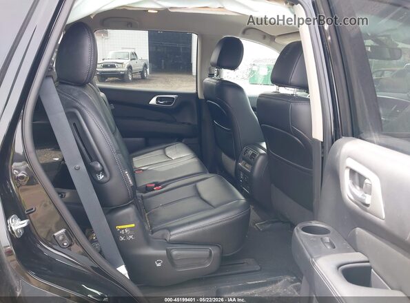 5N1DR2MM0JC627325 2018 NISSAN PATHFINDER Black VIN კოდის სტიკერის ხედი